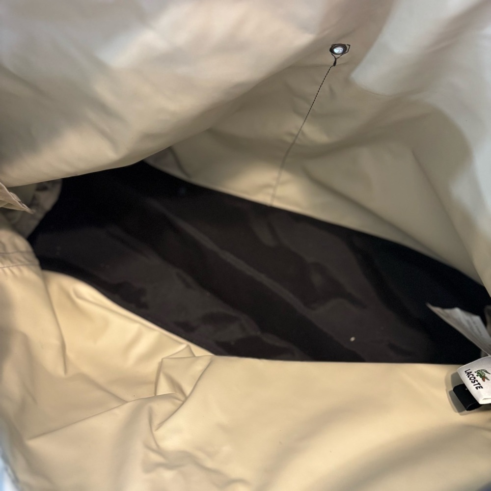 Lacoste Holdall Weekend Bag Midnight Black Travel Carry On Logo Duffle Work - Picture 6 of 8
